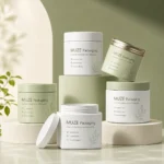 Plastic Cosmetic Jars greem