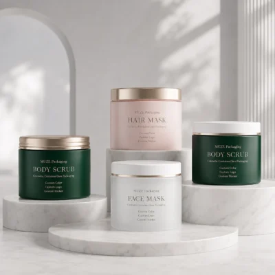 Body Scrub Containers with Lid