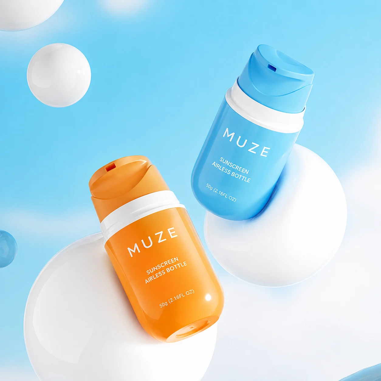 Luxury Airless Pump Lotion Bottle
