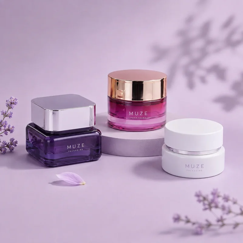 Glass Jars for Cosmetics
