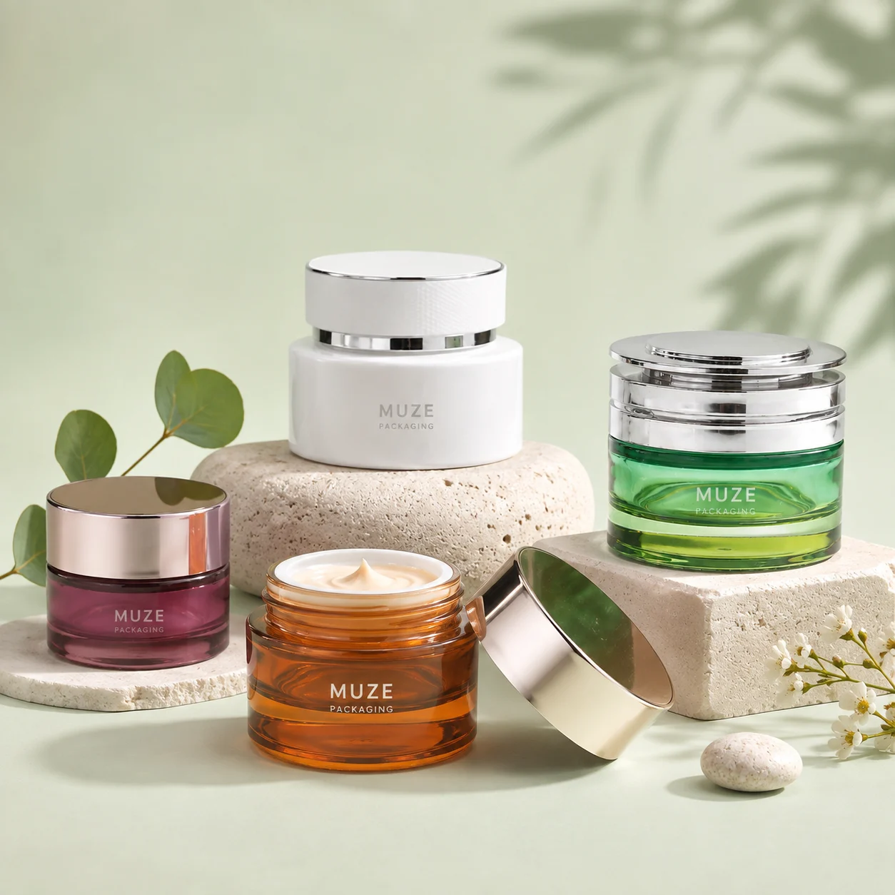 Custom Luxury Glass Jars