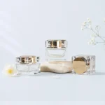 Luxury Square Glass Cosmetic Jars 50g