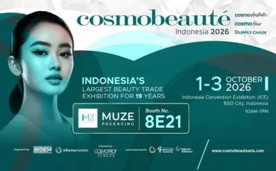 Meet MUZE Packaging at COSMOBEAUTÉ Indonesia 2026!