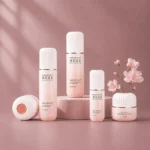 Luxury Pink Skincare Glass Bottles