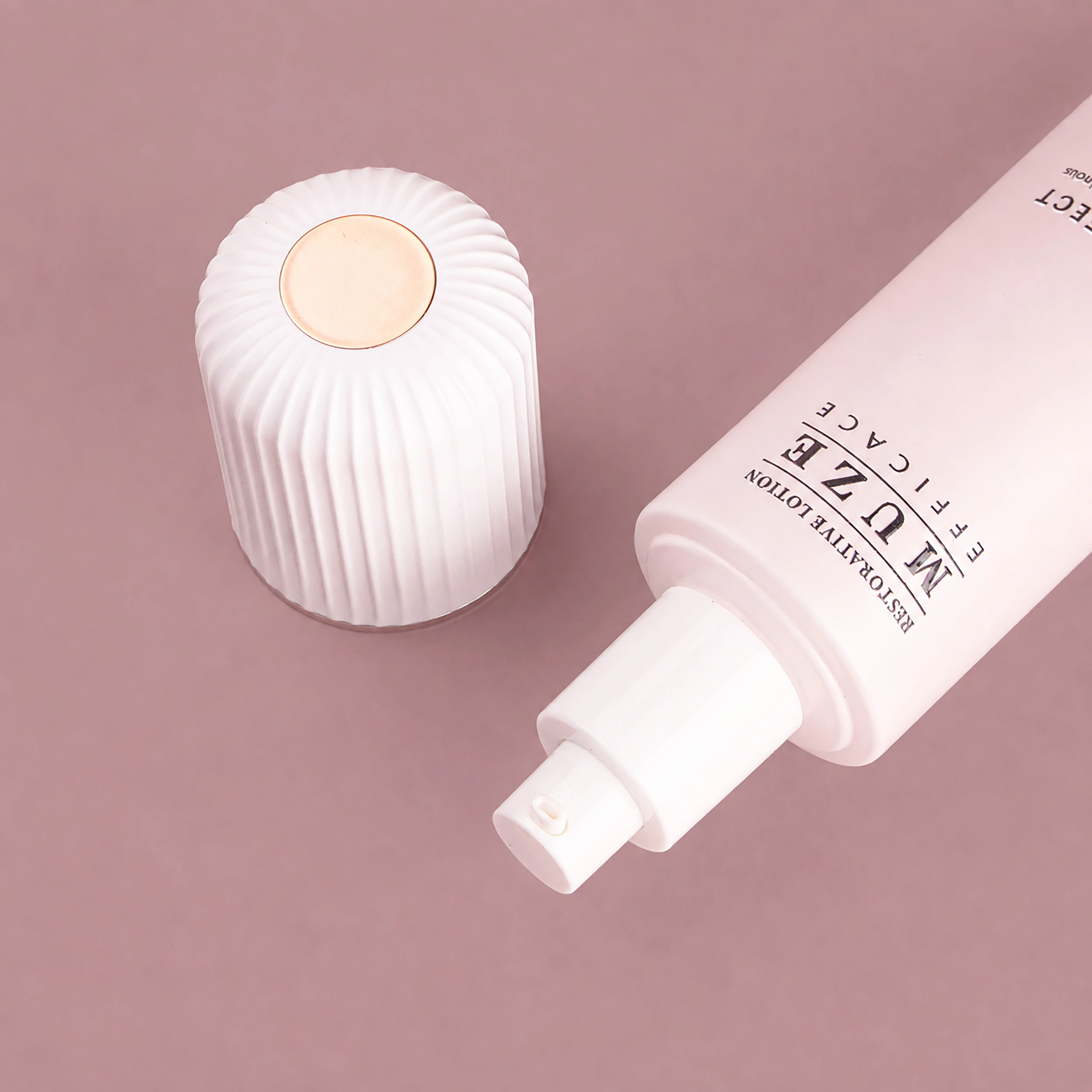 Skincare Glass Bottles with Lotion Pump