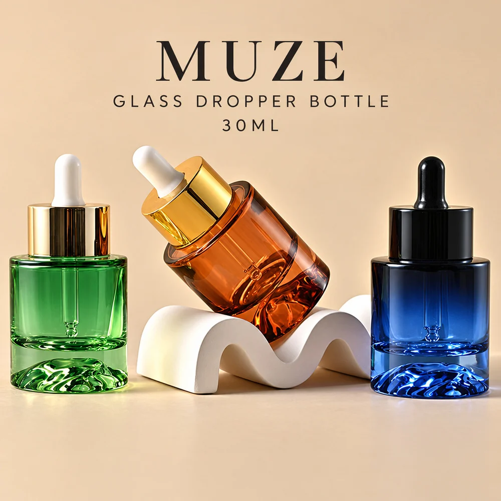 Glass Serum Oil Dropper Bottle