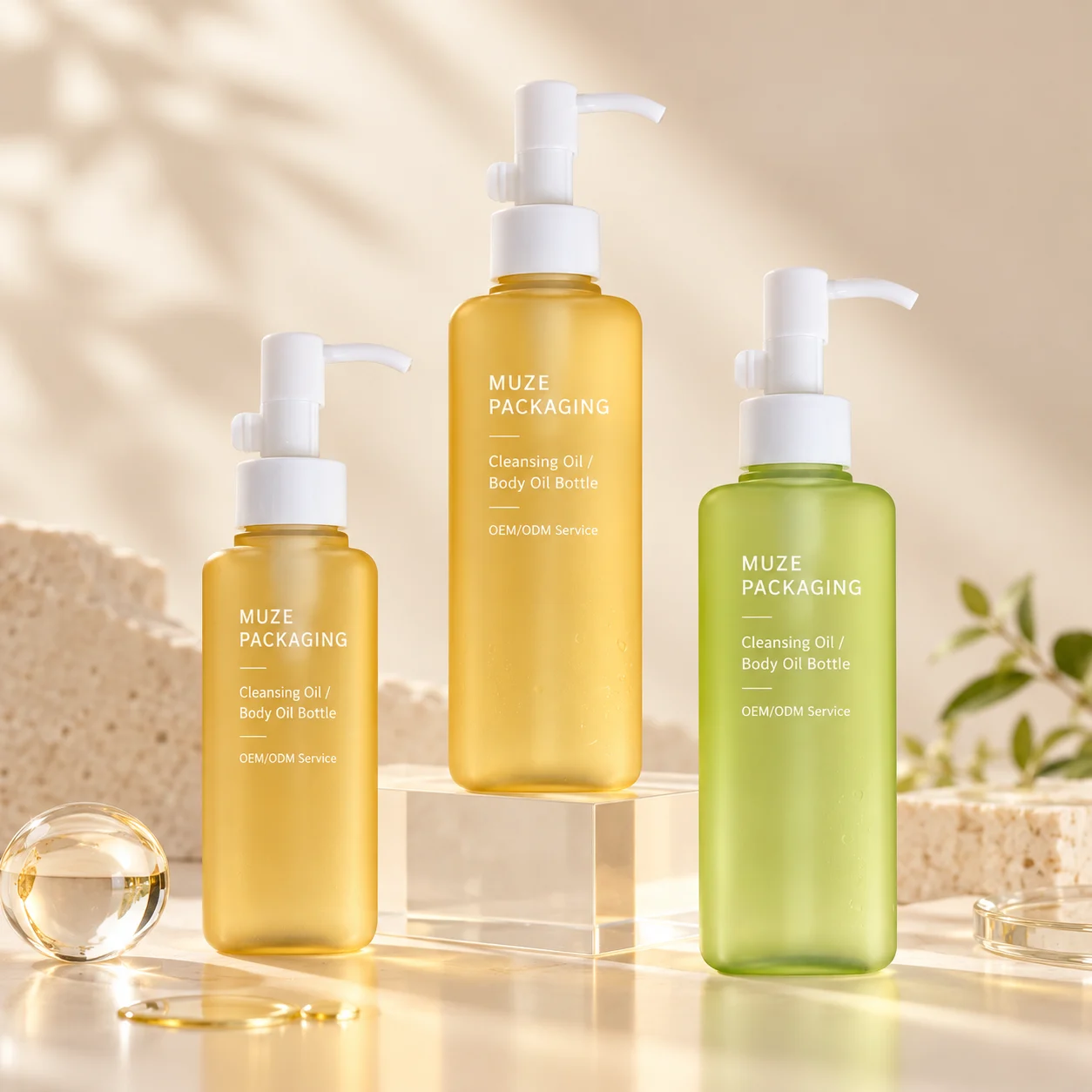Eco friendly Cleansing Oil Bottle