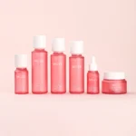 Red Cosmetic Bottle Set