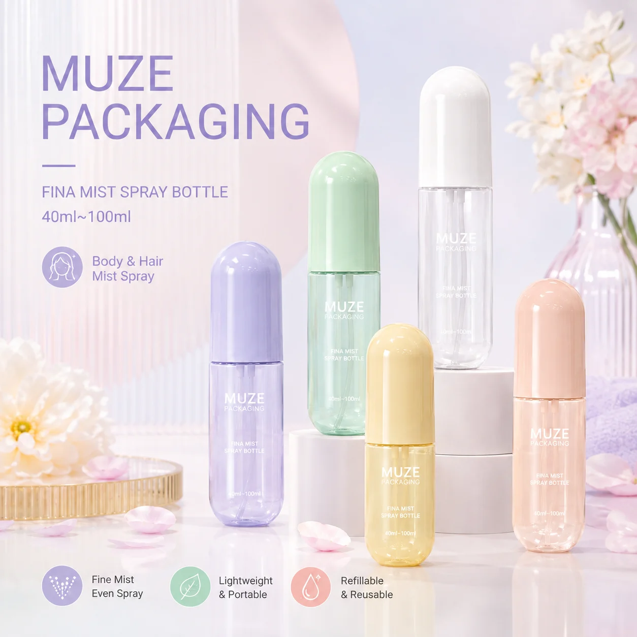 Custom Mist Spray Bottle