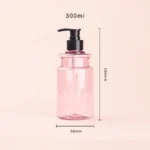 Custom refillable shampoo bottle