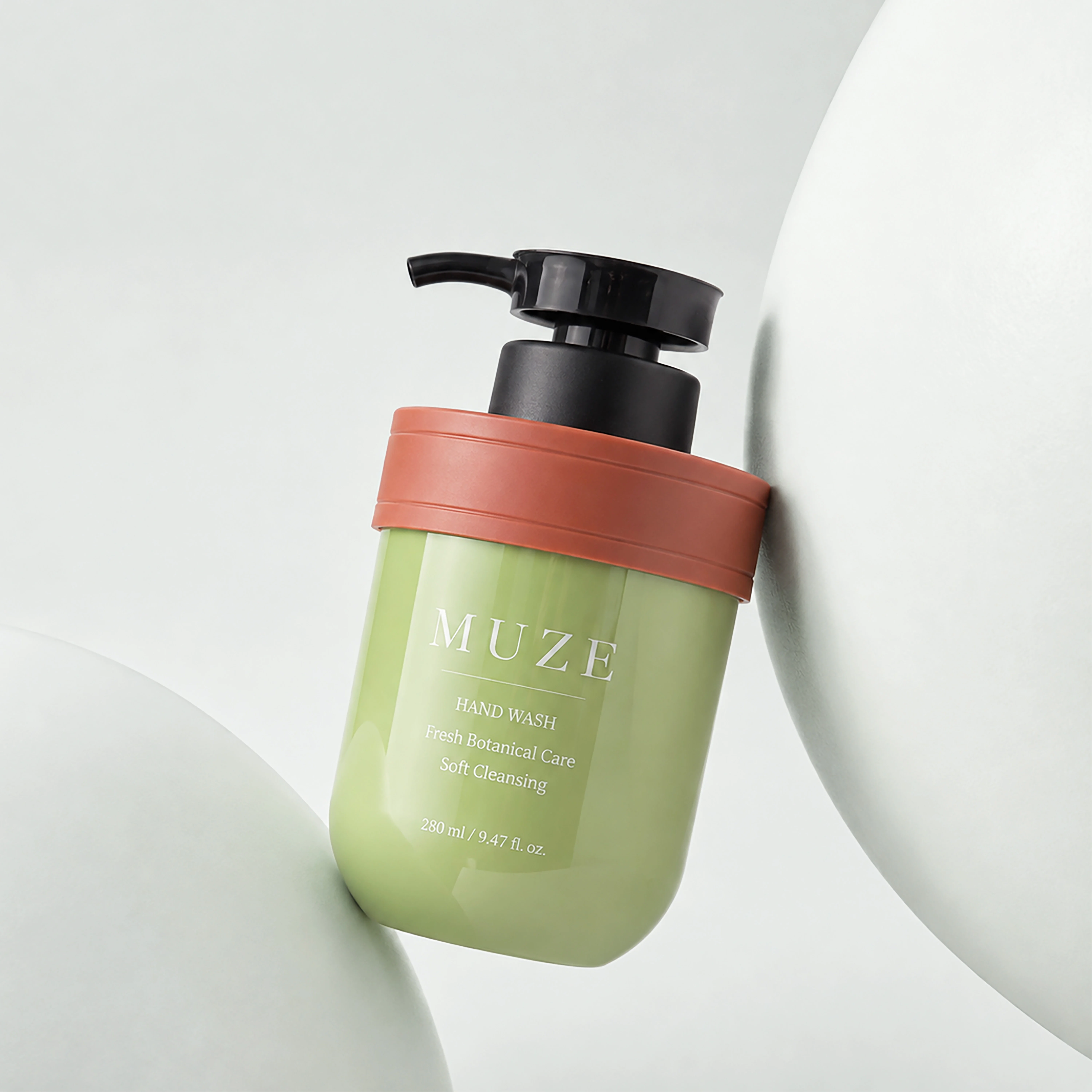 Green Shampoo Bottles