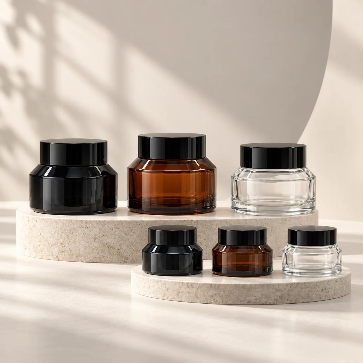 Glass Jars for Cosmetic