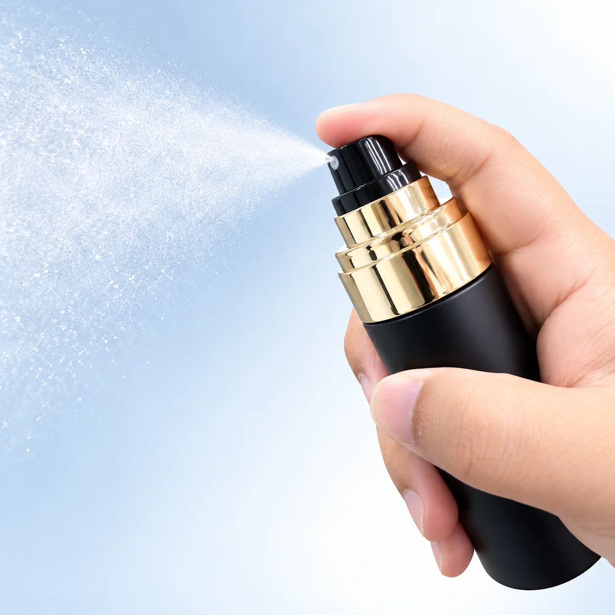 Black Fine Mist Spray Bottles