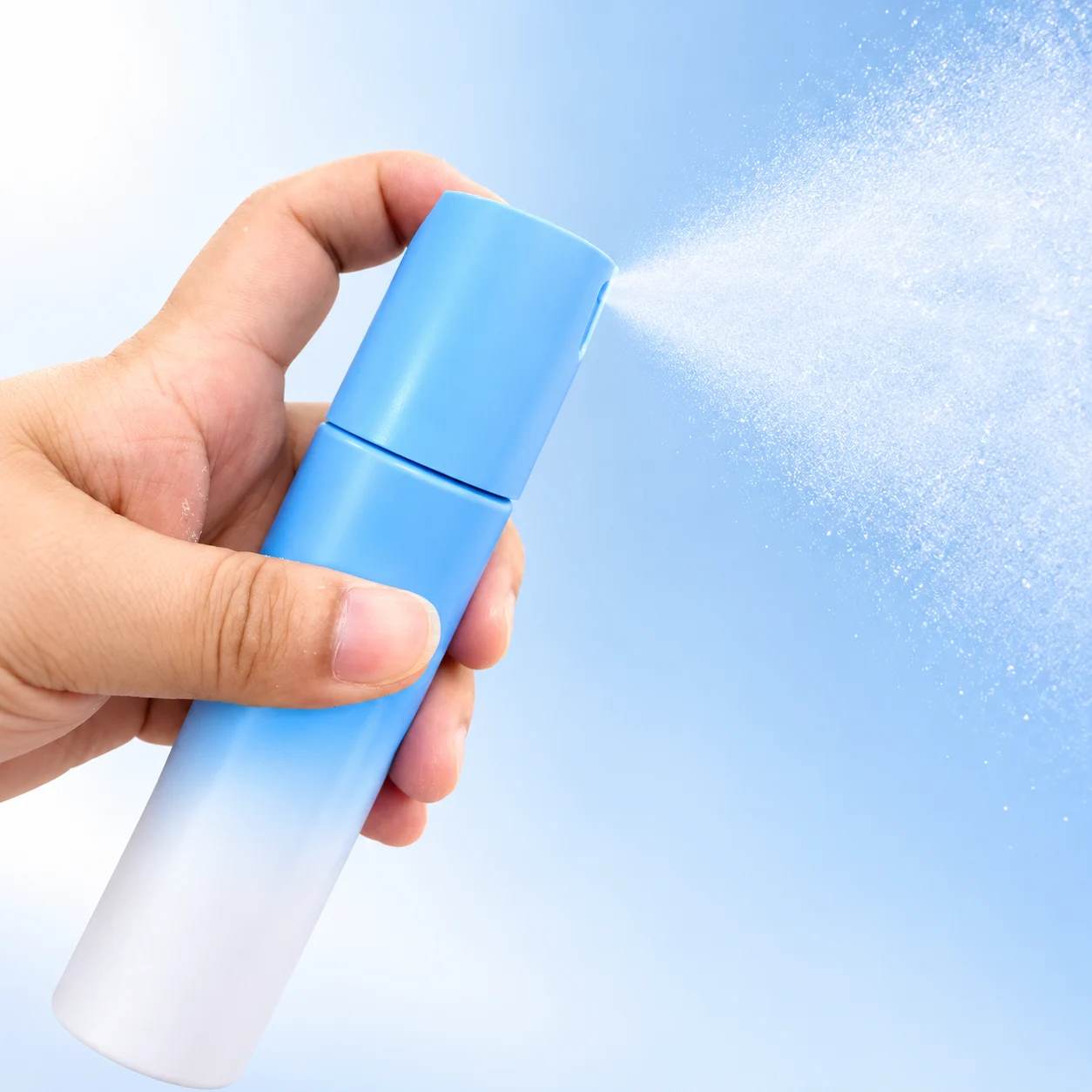 Custom Blue Mist Spray Bottle
