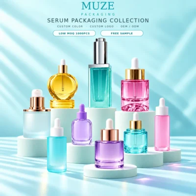 MUZE Luxury Glass Dropper Bottle