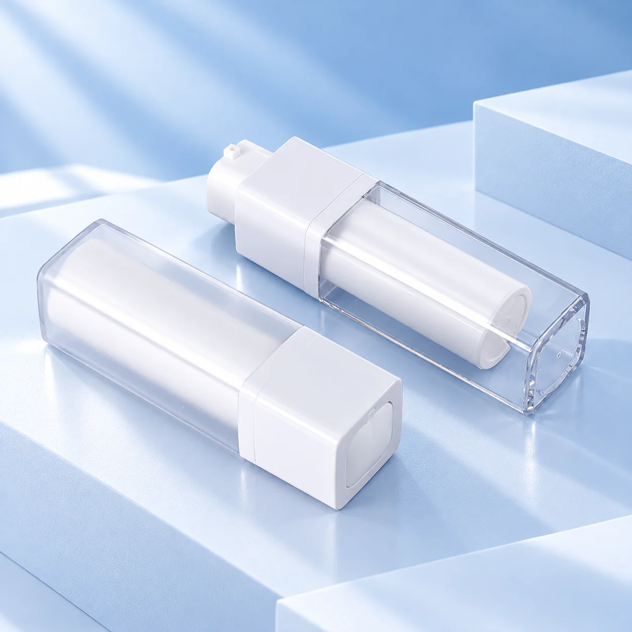 Square Airless Pump Bottle OEM ODM